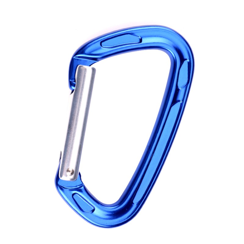 Outdoor haak rotsklimmen camping hoofdslot bergbeklimmen gesp multifunctionele moer karabijnhaak outdoor quick catch quick fall apparatuur veiligheidsslot sondegat d-type schroef hoofdslot luchtvaart aluminium