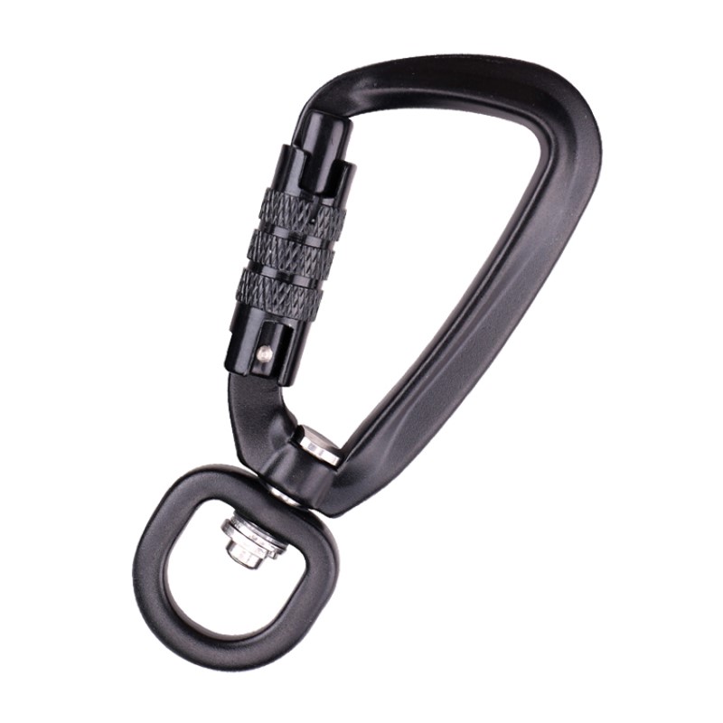 Outdoor haak rotsklimmen camping hoofdslot Twee slot karabijnhaak multifunctionele moer karabijnhaak outdoor quick catch quick fall apparatuur veiligheidsslot sondering gat d-type draadvergrendeling hoofdslot luchtvaart aluminium